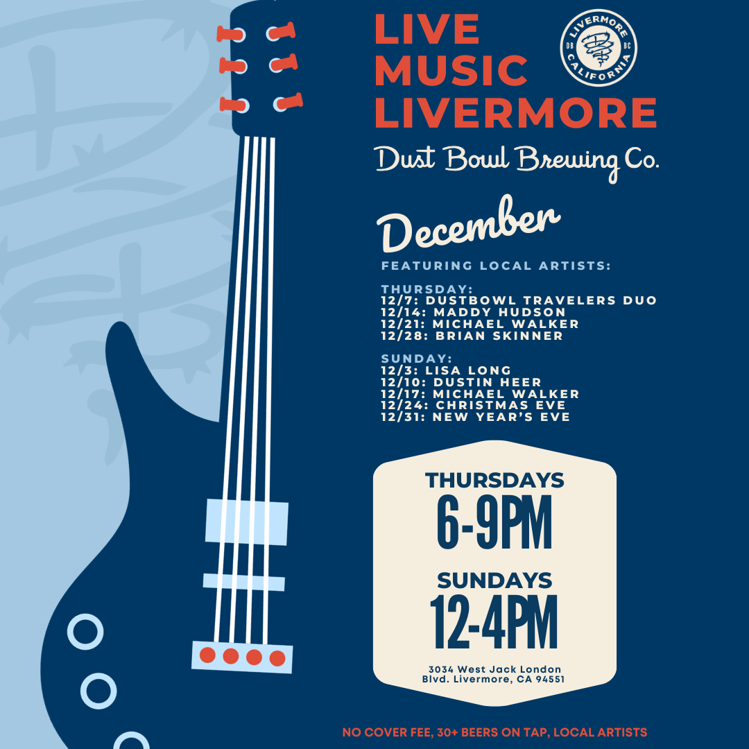 LIVE MUSIC: Sunday Dec. 6