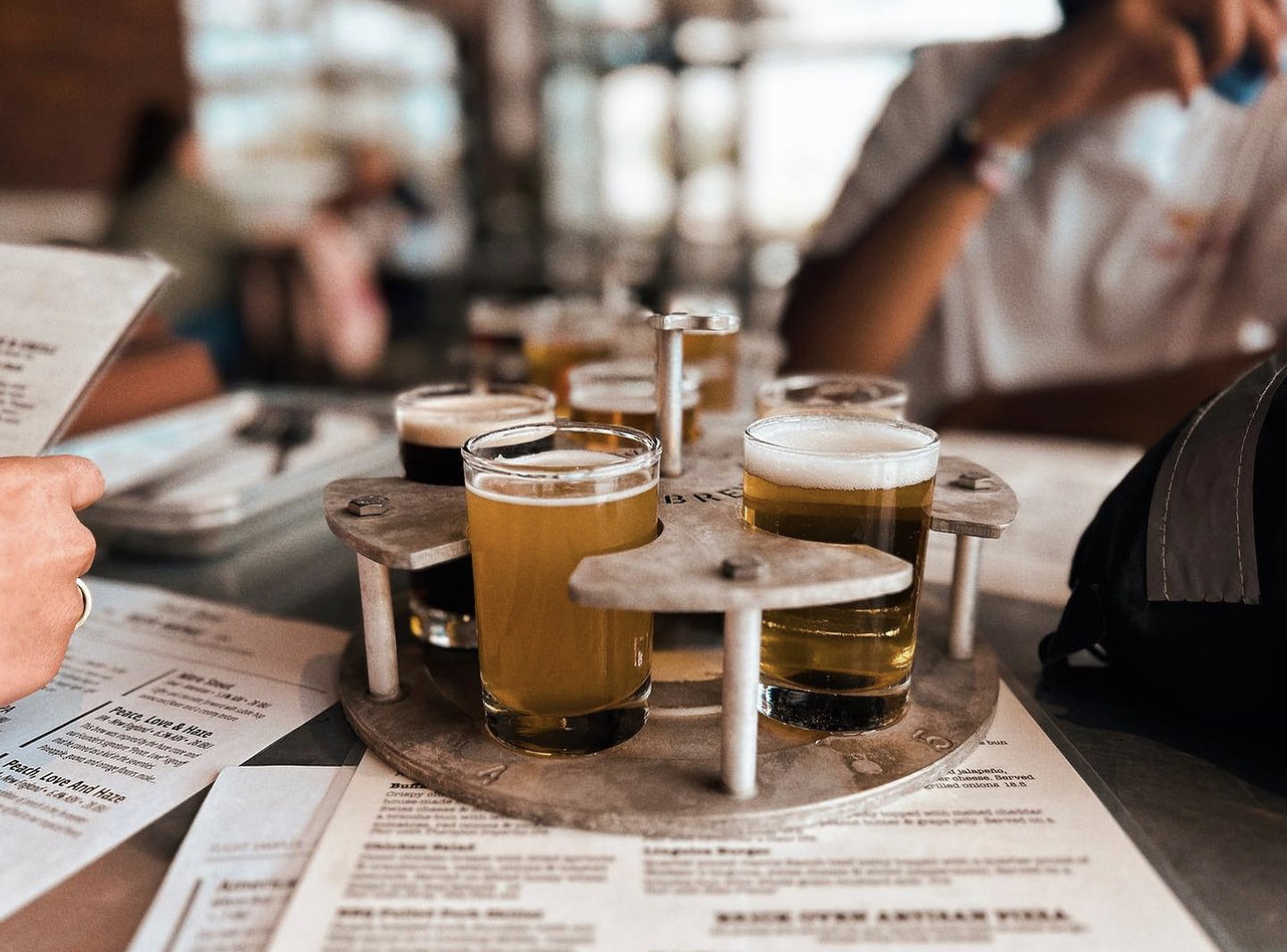 Photo of beer flight