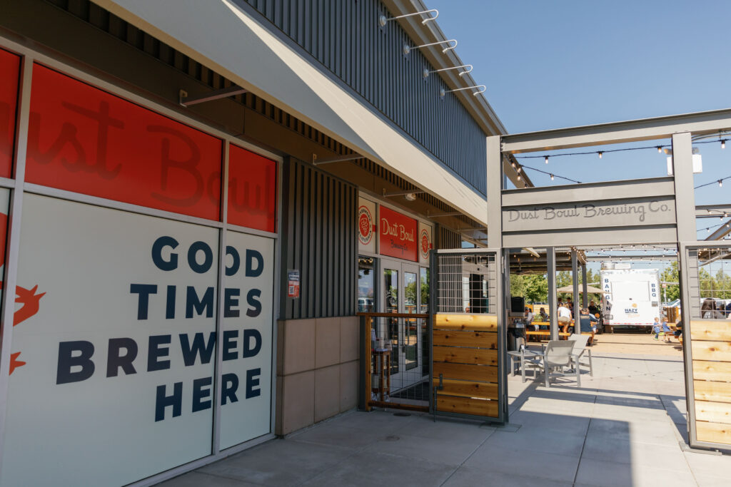 Dust Bowl Livermore - front Good Times signage