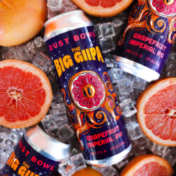 The Big GIIPA can with cut grapefruits and ice