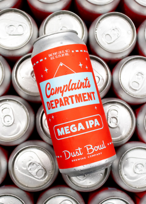 Beer can on top of other tops of cans